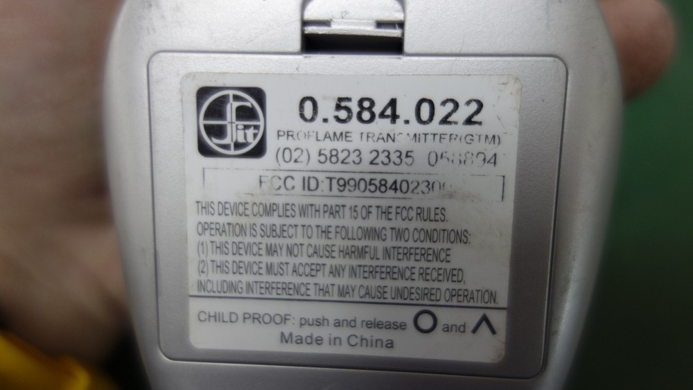 Sit Proflame Transmitter Remote Control 0.584.022