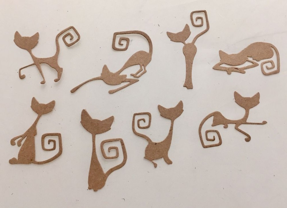 Tim Holtz Die Cuts * Mischievous * Three Sets * 24 Mischievous Cats!