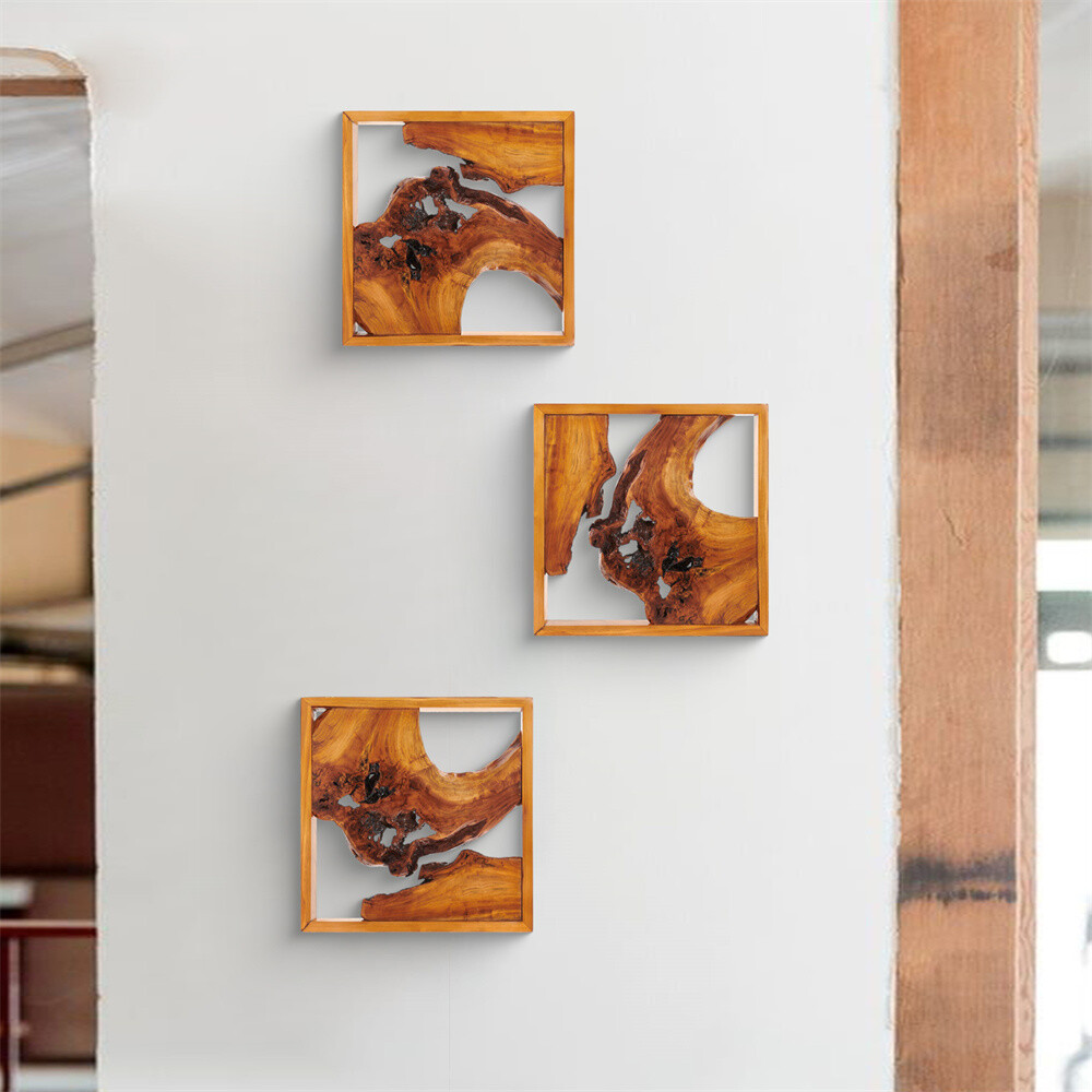 Live Edge Cedar Framed Wall Art, Rustic Farmhouse Wall Decor Home Decor