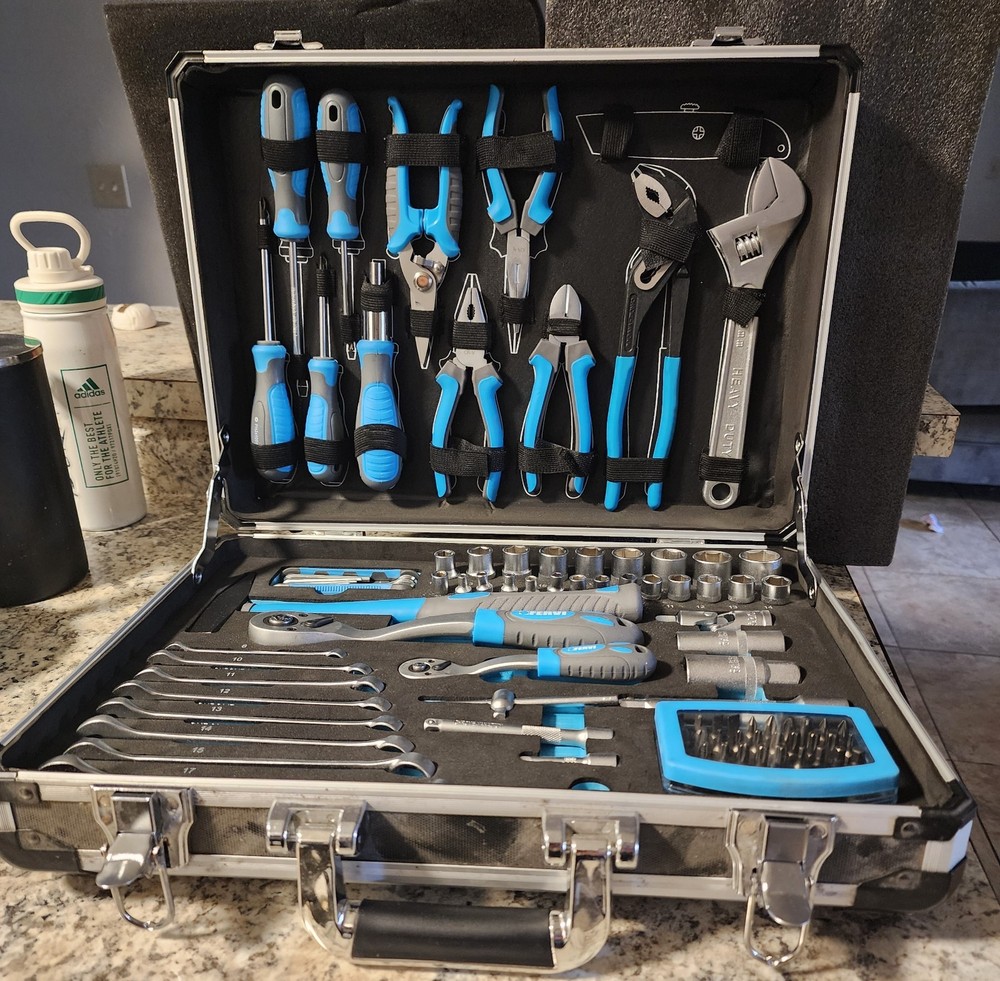 FERVI 0399 TOOL BOX CASE SET 87 PCS NWD