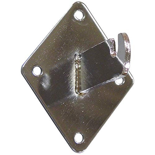 12 PCS Chrome Gridwall Mount Brackets For Grid Slatgrid Panels Rack Clips