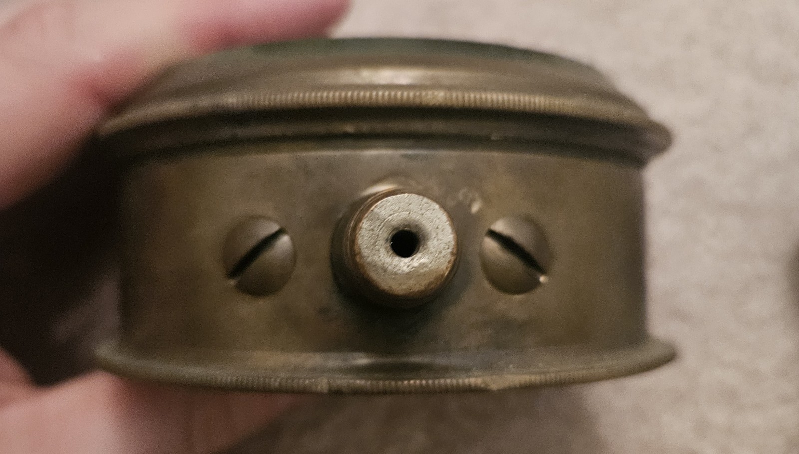 The Kelly And James Co Pittsburgh PA Steam Gauge Star Brass Mfg Antique Pressure