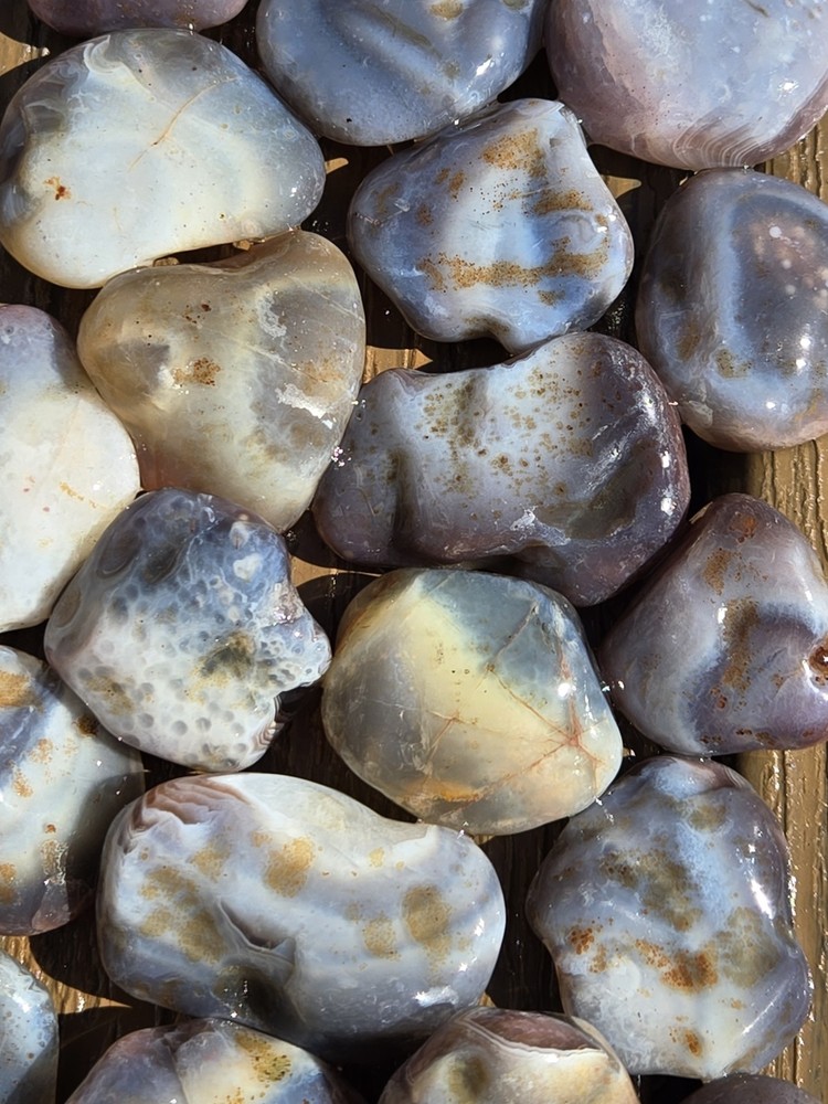Botswana Agate Selects - UNDERNEATH - Rough, Natural, Not Polished A+ Grade