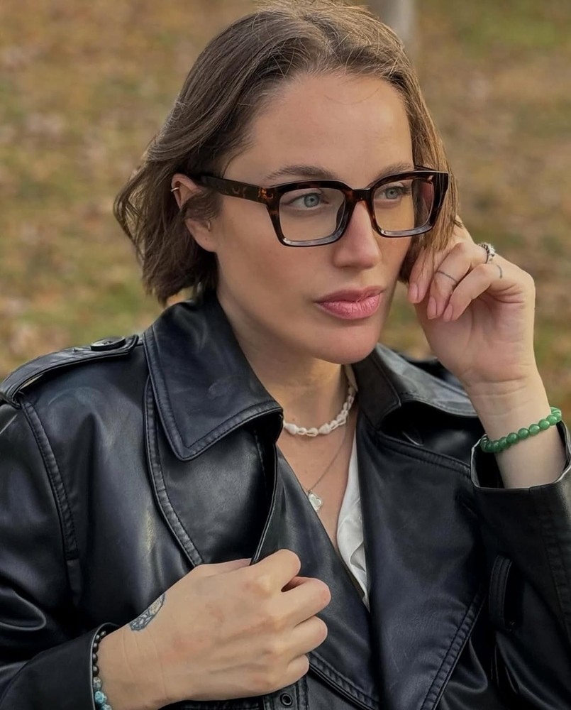 VISOONE Chunky Square Blue Light Blocking Glasses with Medium, Coco Tortoise