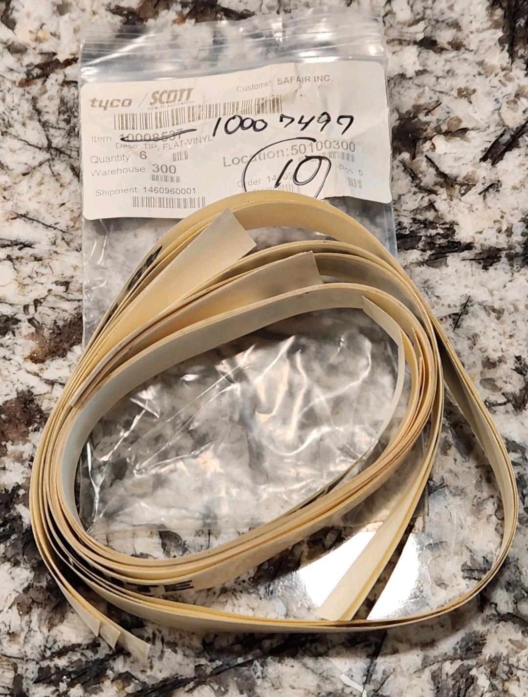 LOT of 10 SCOTT 45 MINUTE 4500 PSI TRANSPARNT CYLINDER LABEL 10007497 Approx 22"