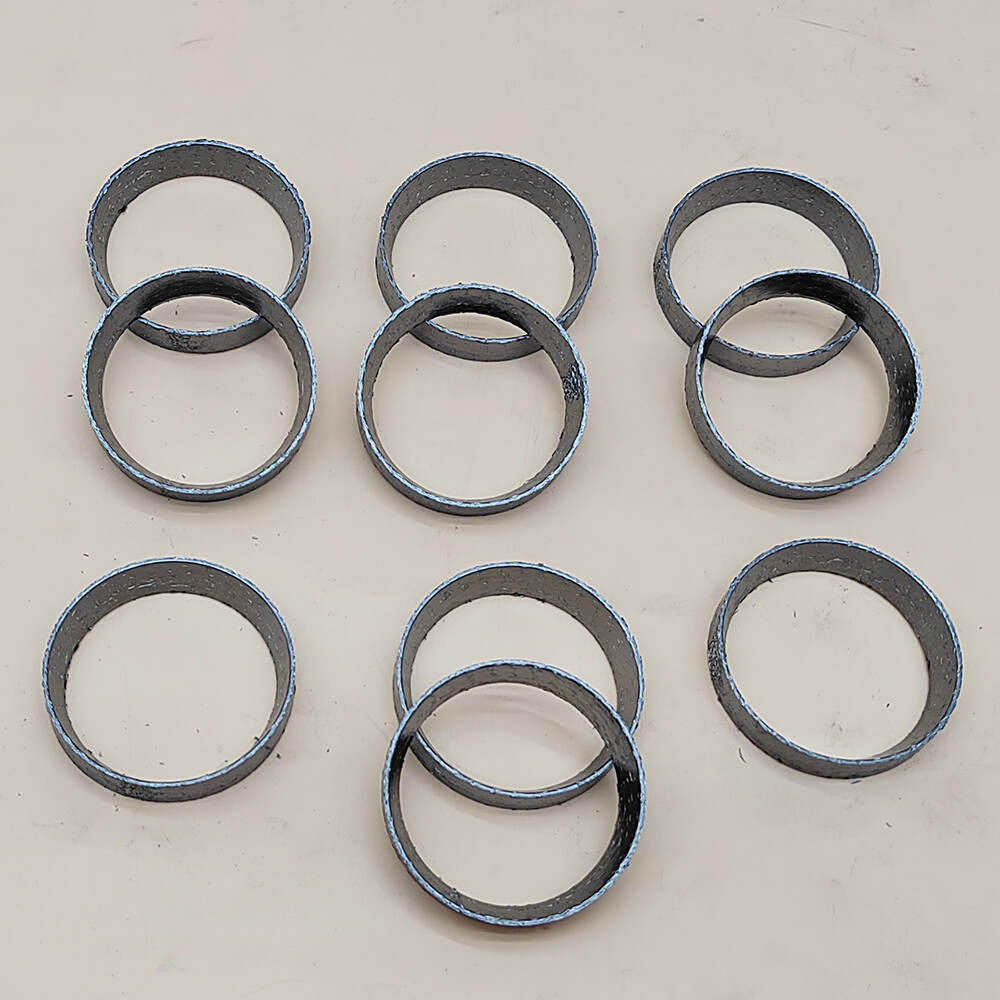 10 Pack Exhaust Tapered Crush Gaskets Seals for Harley-Davidson Evo & Twin Cam