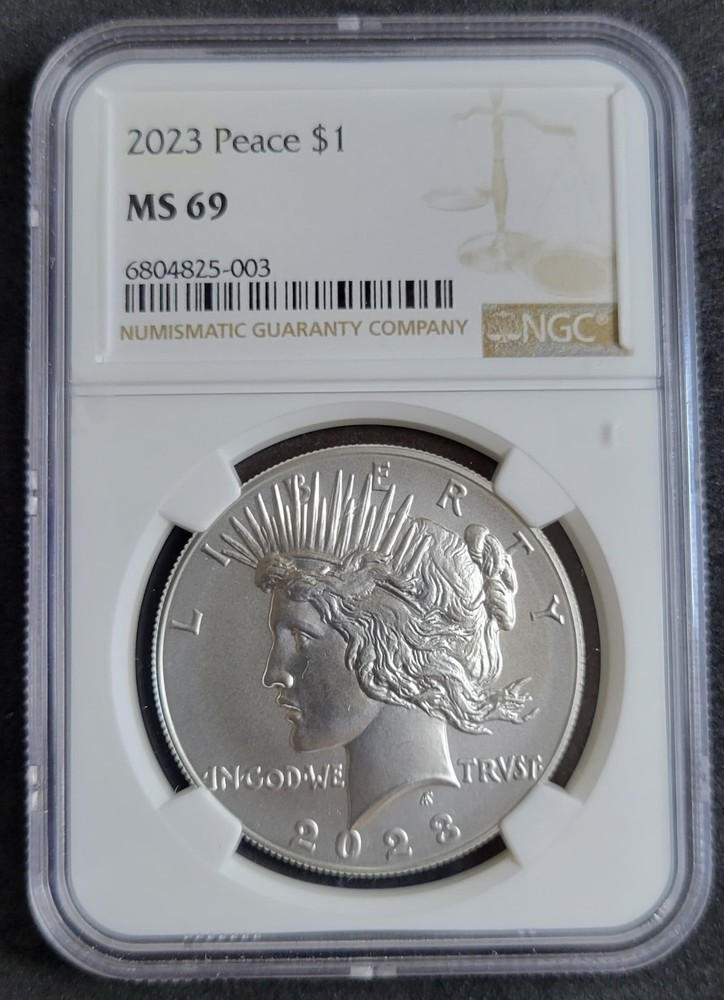 2023 Peace Silver Dollar $1 NGC MS 69