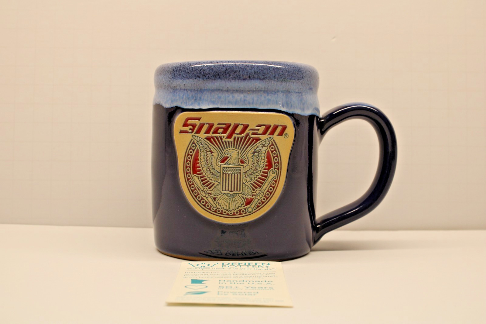 1776 SERIES SNAP-ON MUG DENEEN POTTERY NEW LIMITED EDITION USA'S 250TH B-DAY