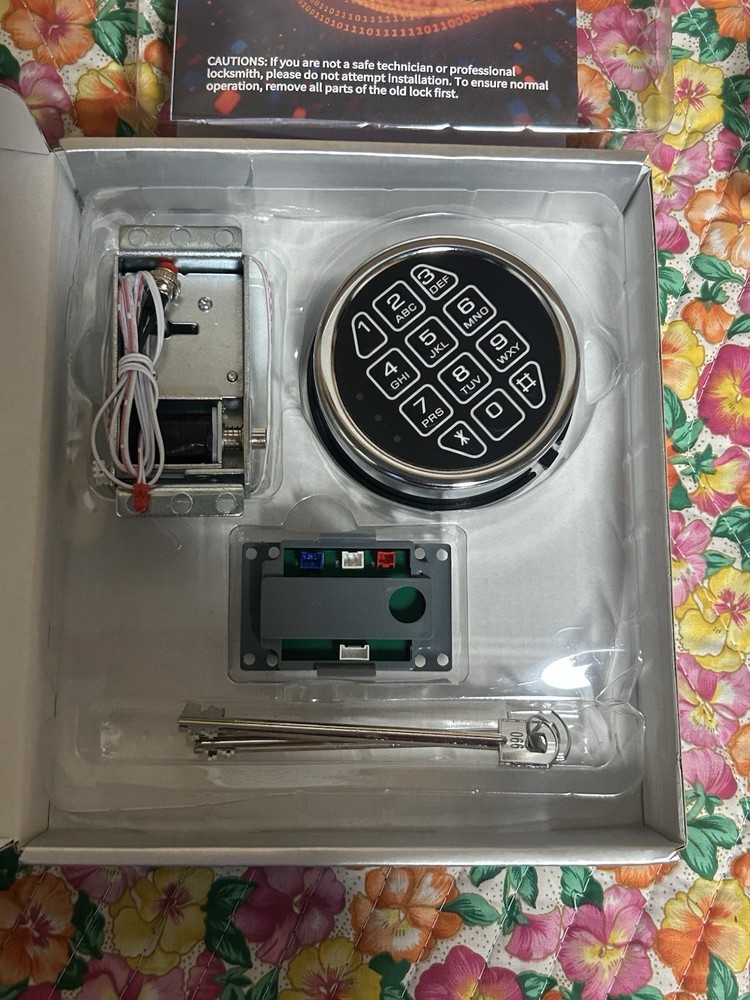 Gun Safe Lock with Programmable Electronic Keypad, Password Electromagnetic Lock