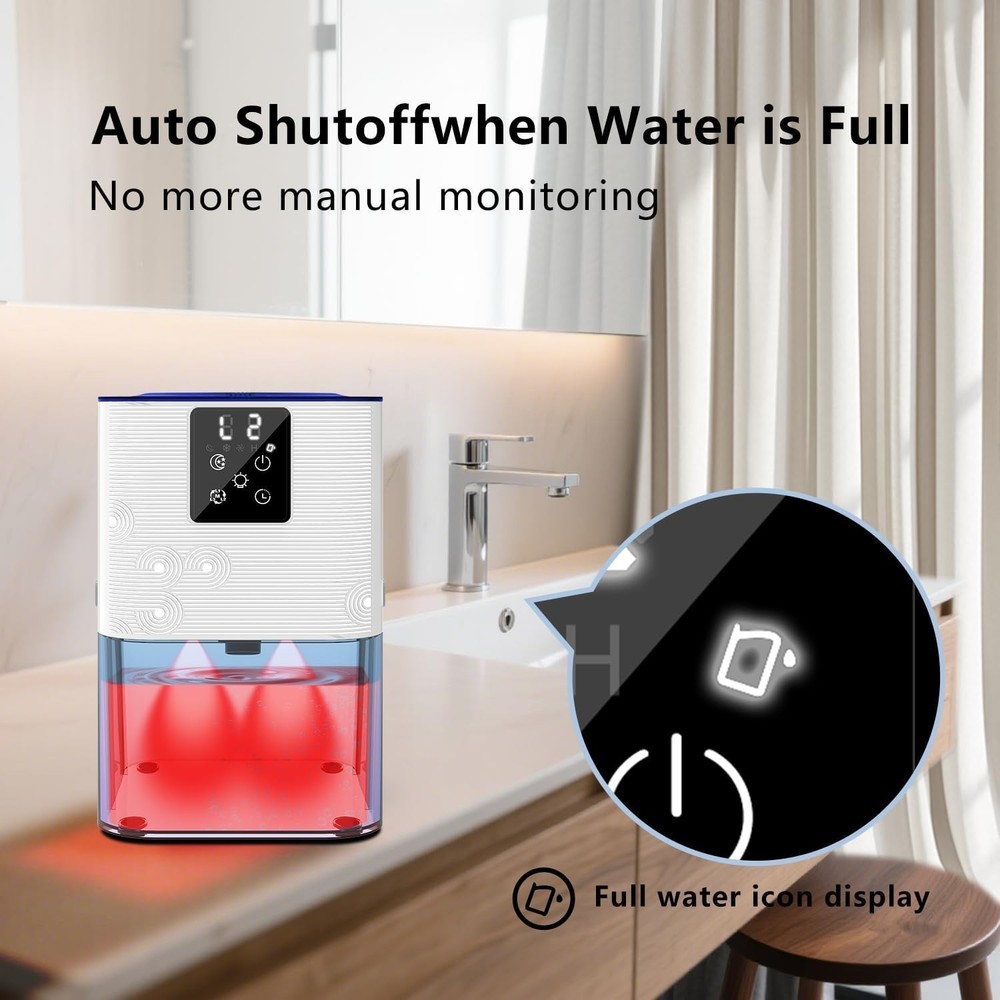 Quiet 105 oz Dehumidifier for Home