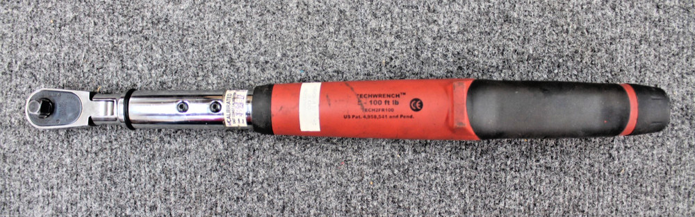 Snap-on 3/8" Drive Techwrench Flex-Head Torque Wrench TECH2FR100 (Preowned)