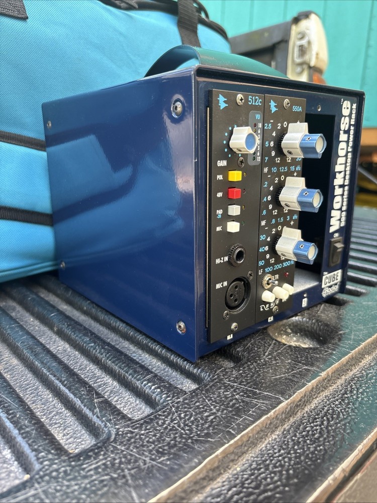 MINT API 512C Mic Pre + 550A Equalizer +Cube Radial Workhorse Desktop Power Rack