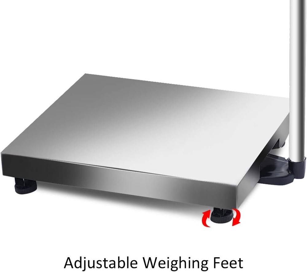 660lbs Weight Computing Digital Scale Floor Platform Scale Postal Scale LB/KG