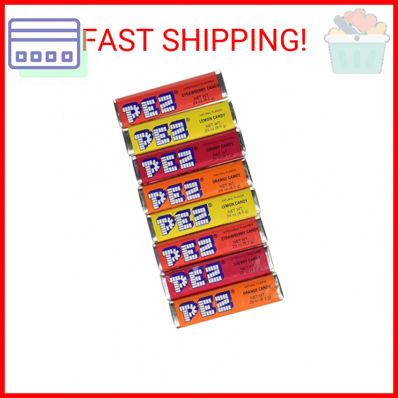 Pez Candy Refill 8Pk Assorted Fruit, 2.31 oz