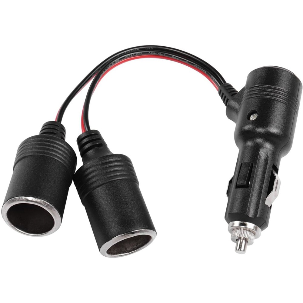 12-24V 10A Input/Output Universal Car Cigarette Lighter Splitter Adapter