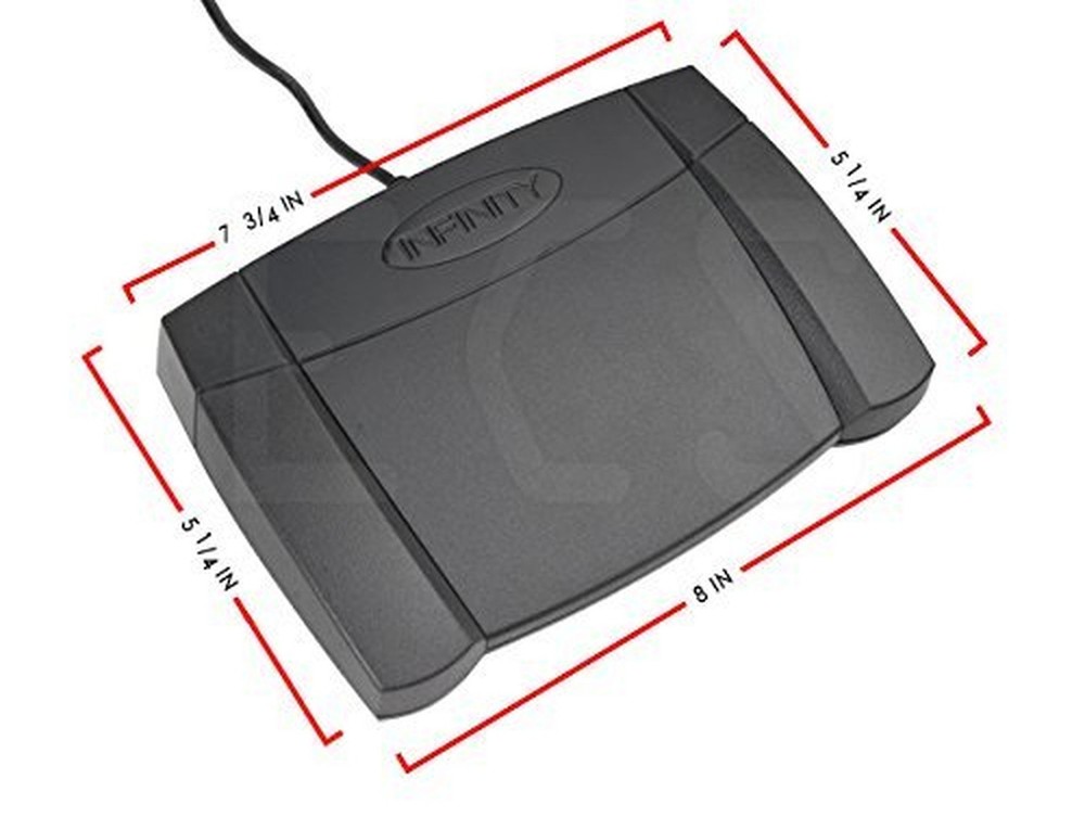 Infinity 3 USB Foot Pedal Control with Computer Plug In, one unit