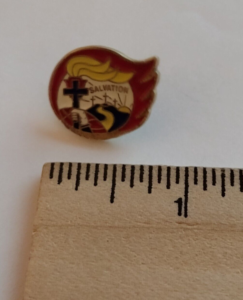 SALVATION Religious Lapel Pin