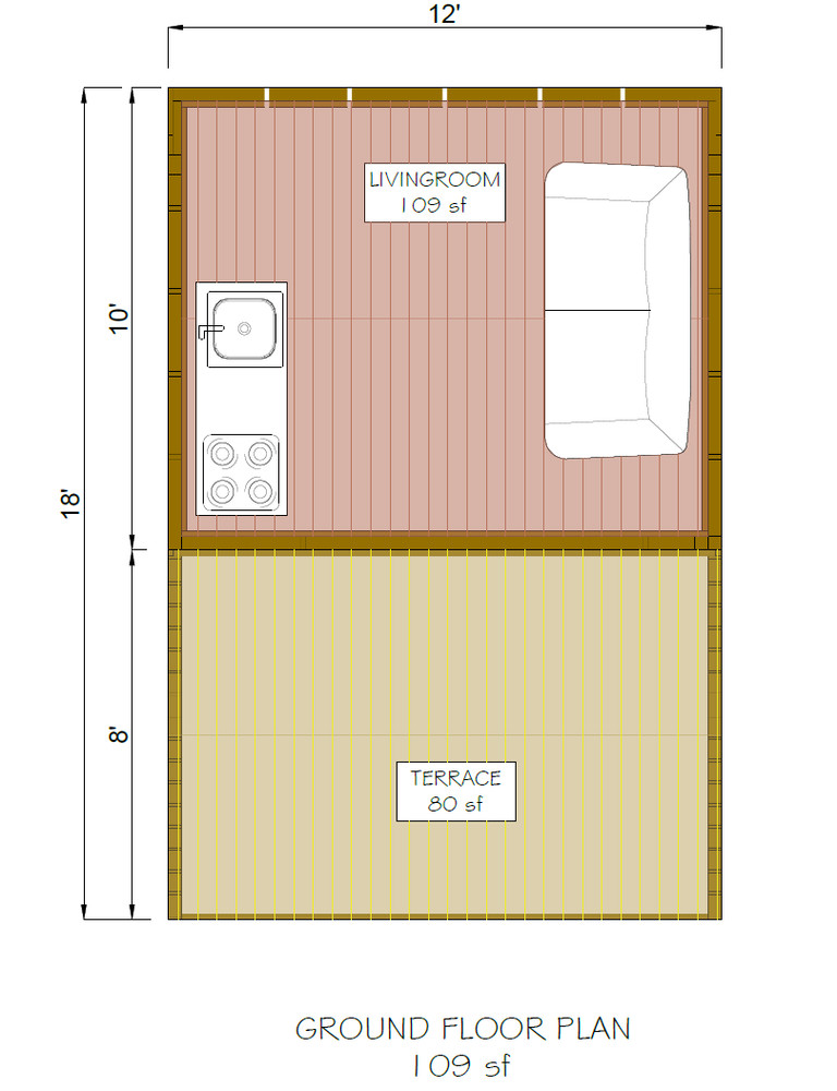 Easy To Build A Frame Cabin Plans, Changeable & Expandable, Hard Copy