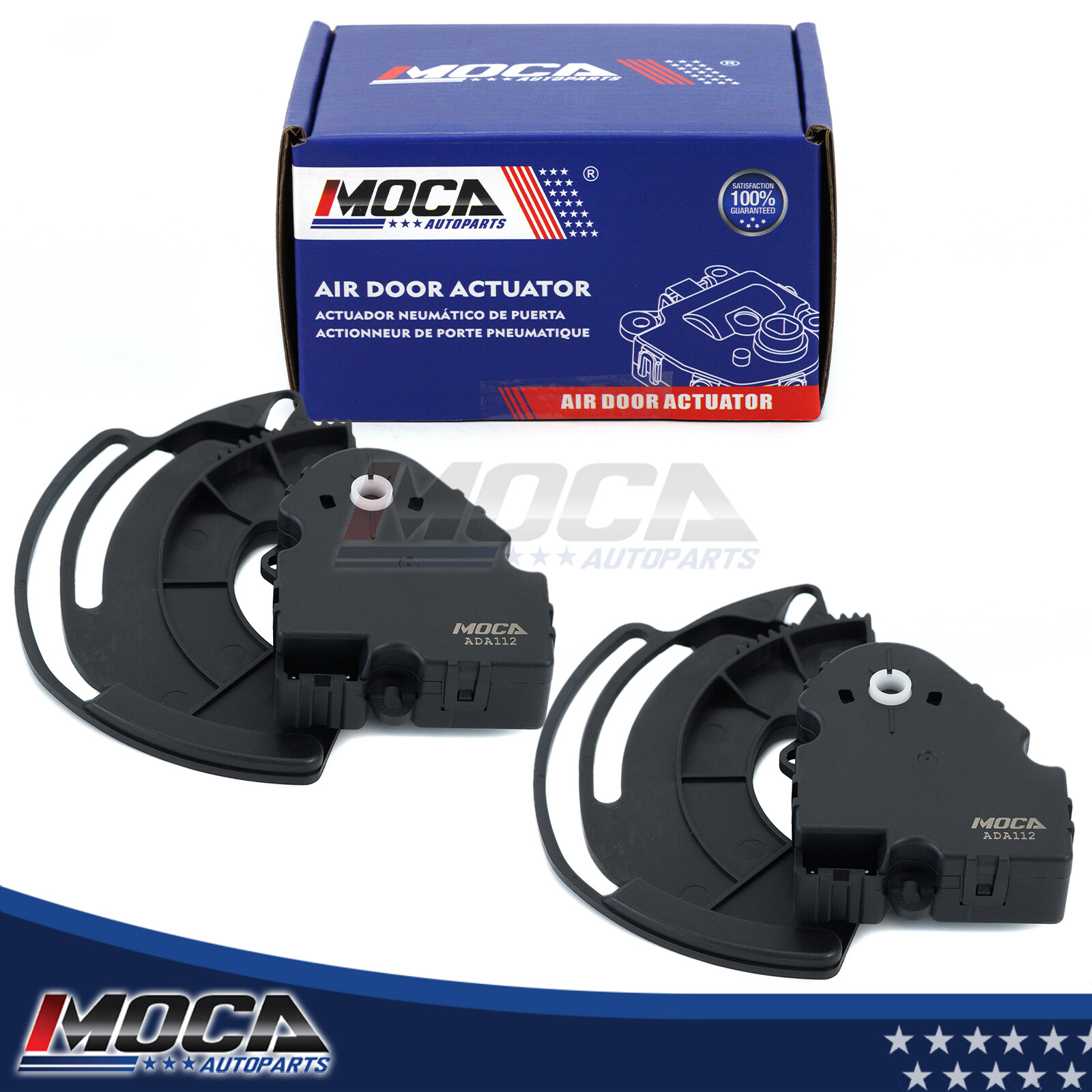 2X Heat Heater A/C Fan Vent Blend Air Door Actuator Fit Chevy GMC Pickup 604-112