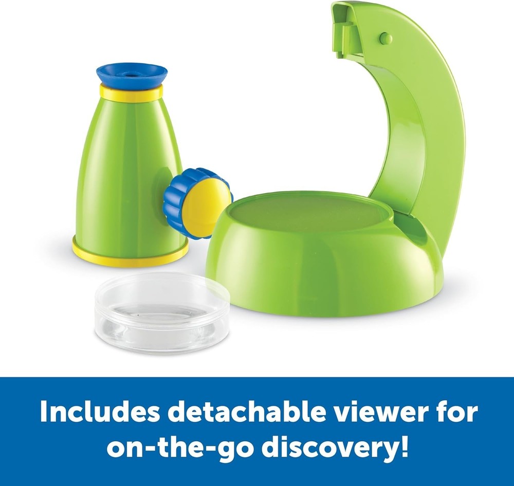Colorful Kids Microscope Set - Primary Science Viewscope for Ages 3+ Learning