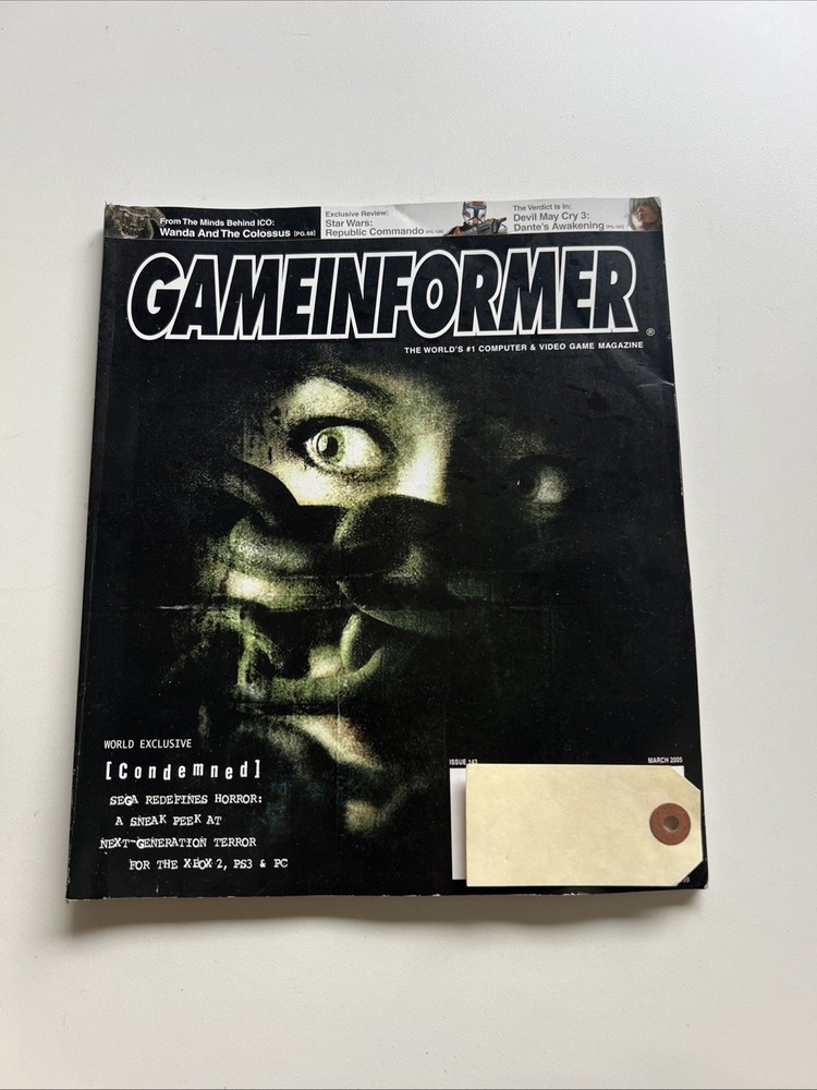 game informer Magazine issue 143 March 2005 Condemned Devil May Cry 3 Star Wars
