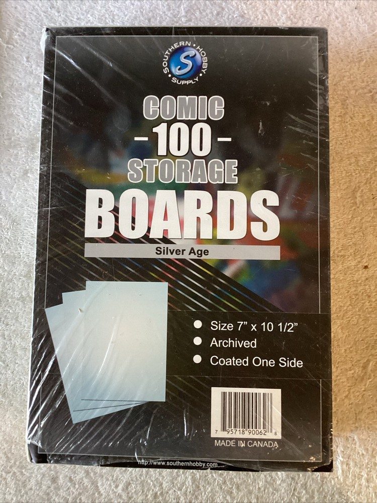 Comic 100 Storage Boards Silver Age Size 7x10 1/2 79A