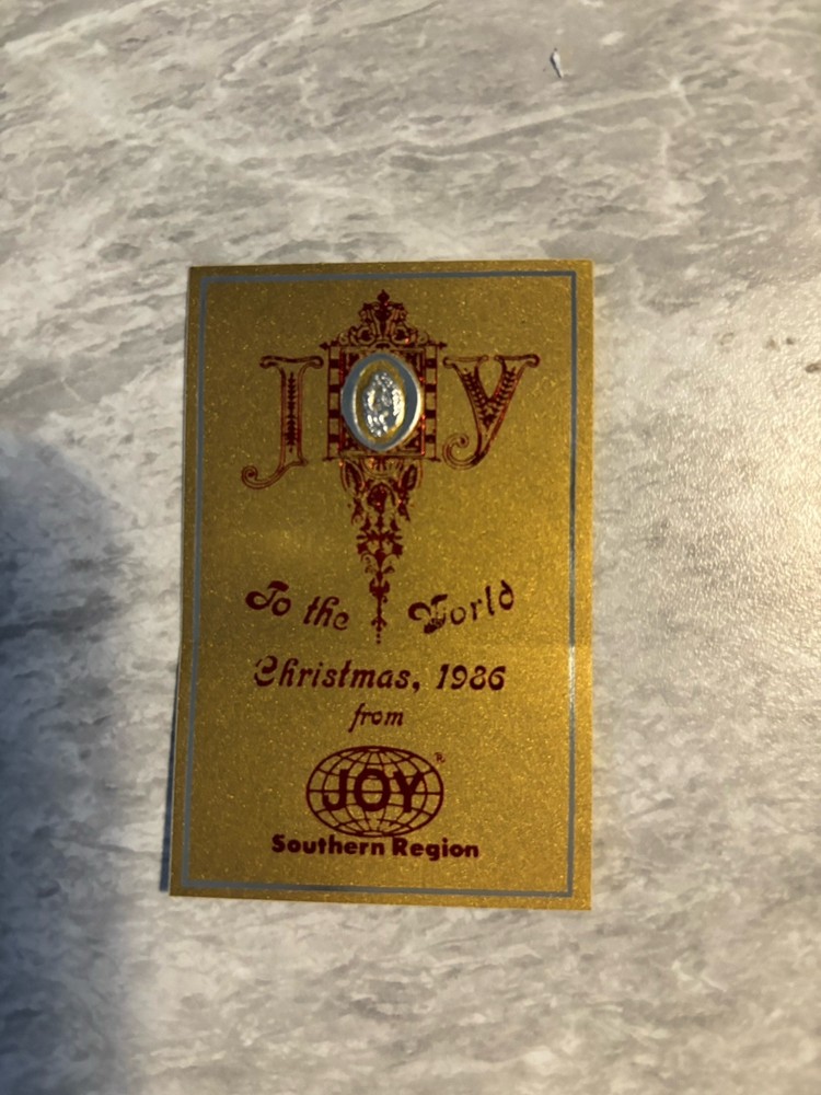 Joy Coal Mining sticker Item 634