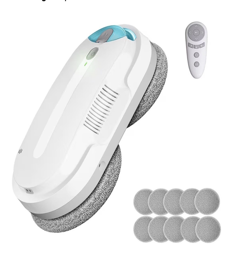 Automatic Window Cleaning Robot Smart Glass Cleaner Remote Control & Safety