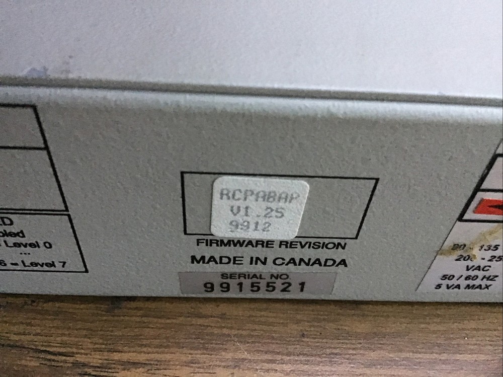 Leitch ABA XY Alphanumeric BreakAway