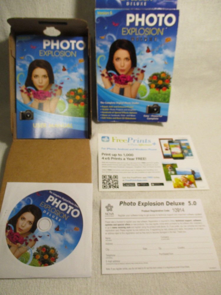 PHOTO EXPLOSION DELUXE VERSION 5, NEW OPEN BOX.