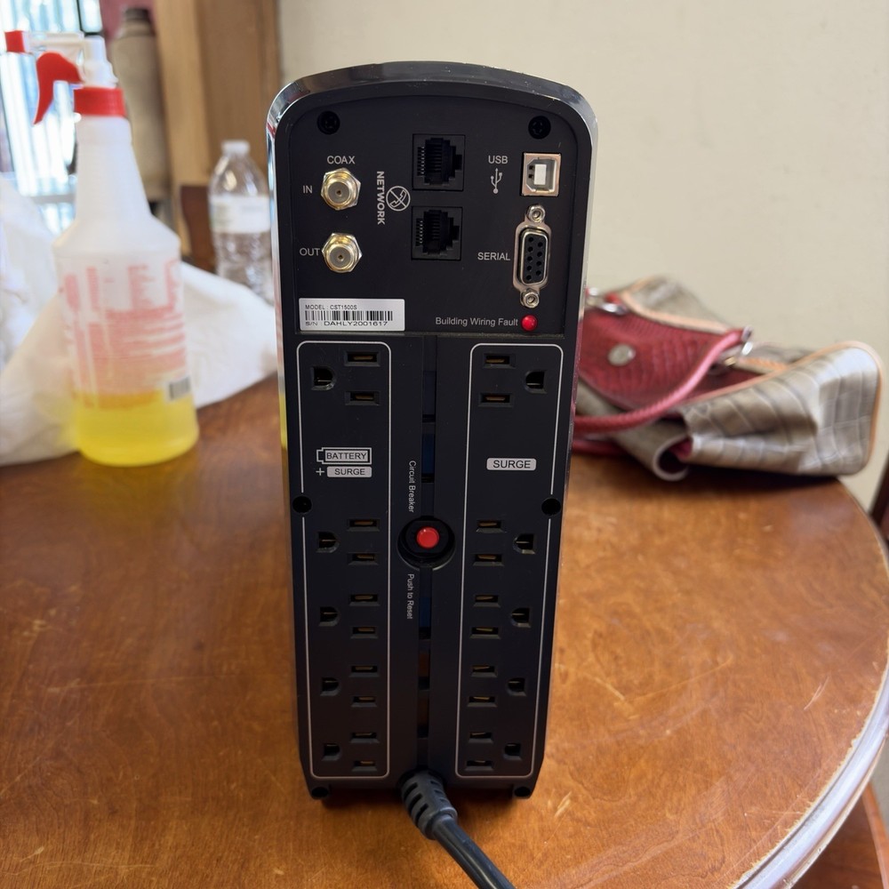 CyberPower 1500VA Sine Wave Battery Back Up System