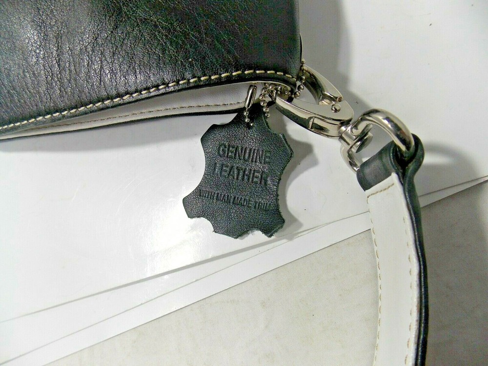 Giani Bernini Soft Black Leather Handbag with "J "