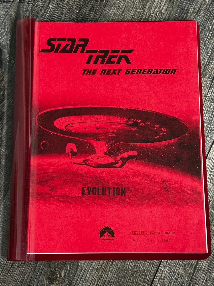 STAR TREK Script The Next Generation Evolution Revised Final Draft July 24 1989