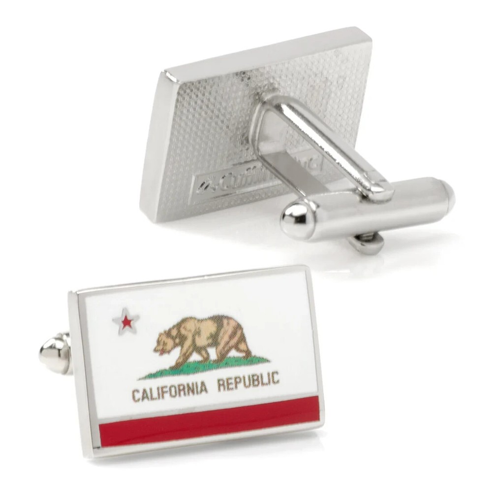 California State Flag Cufflinks