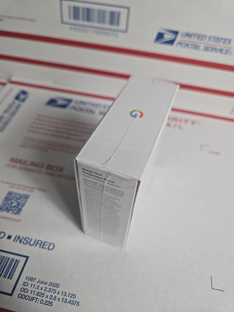 Google Nest T5000SF Temperature Sensor Works with Thermostat E & 3rd Gen White