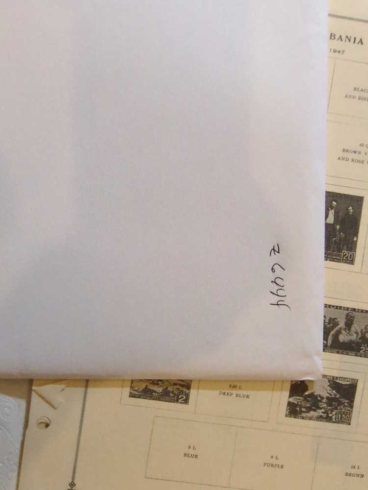 APC Z6444 Scott International pages Albania thru 1984