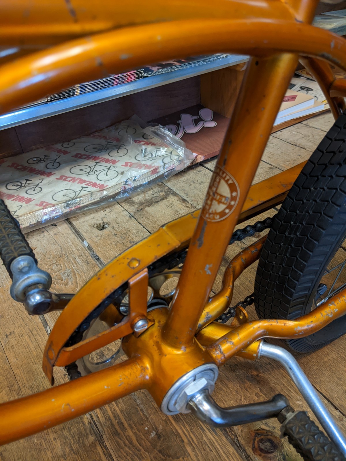 Original AD January 1968 Coppertone Schwinn Stingray Midget 16" Single Speed