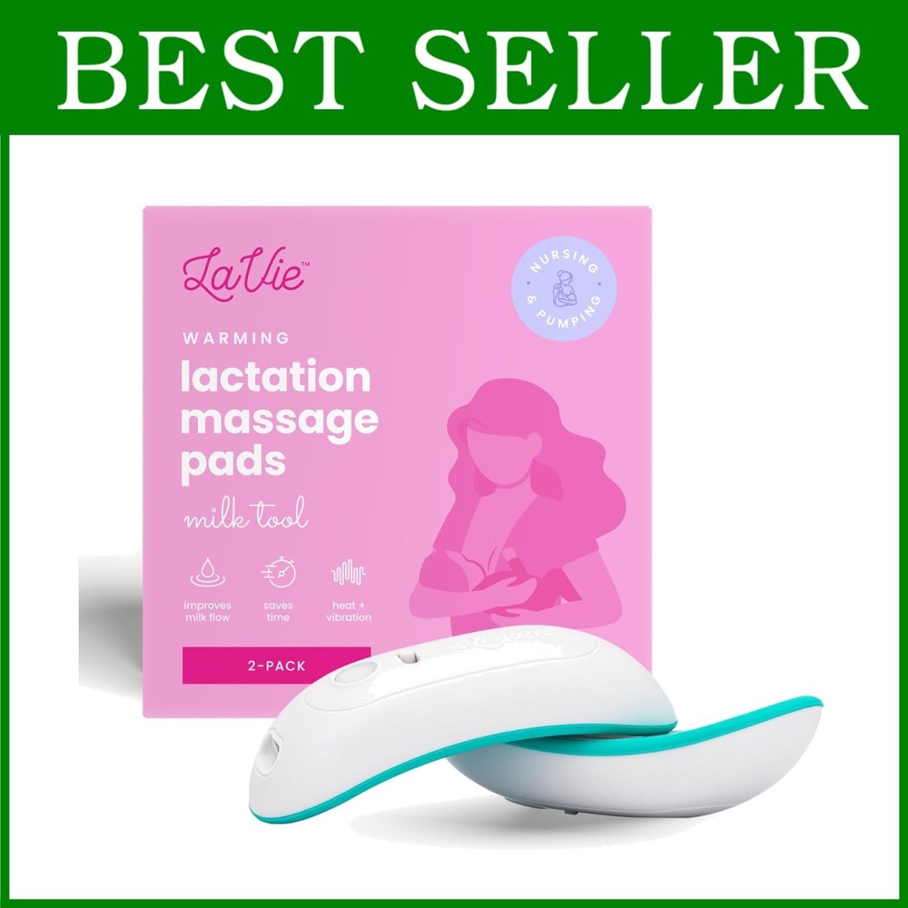 Lactation Massager 2-Pack, Heat & Vibration