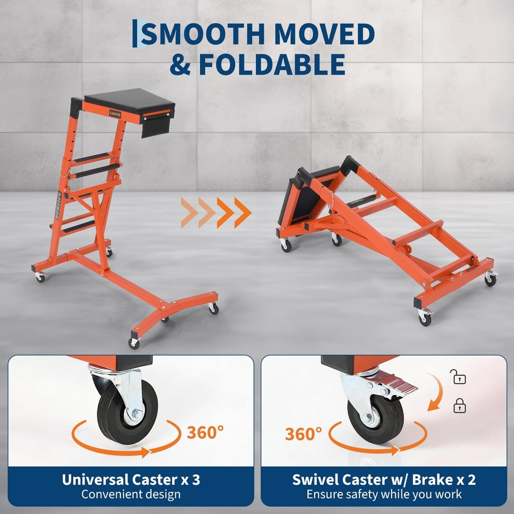 Garvee Automotive Engine Creeper400LBS Foldable Mechanic Top Side Creeper for