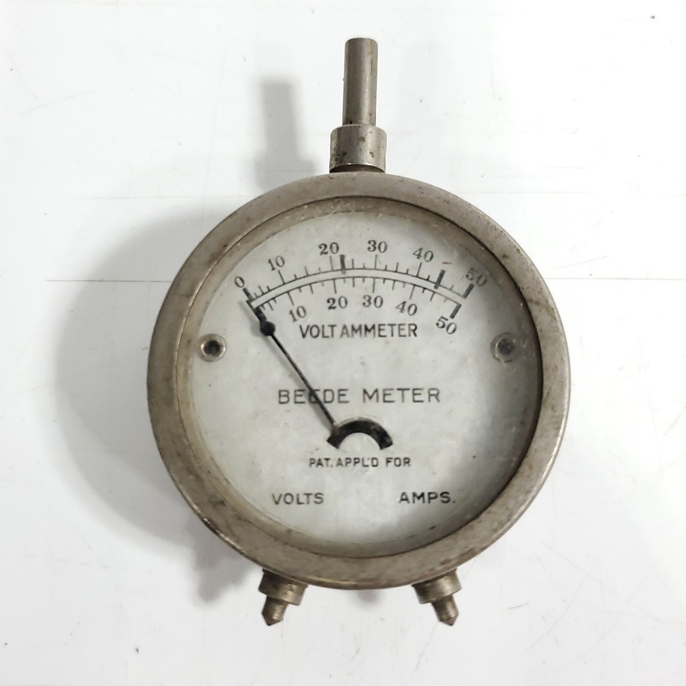 Vintage Beede Meter Volt Ammeter