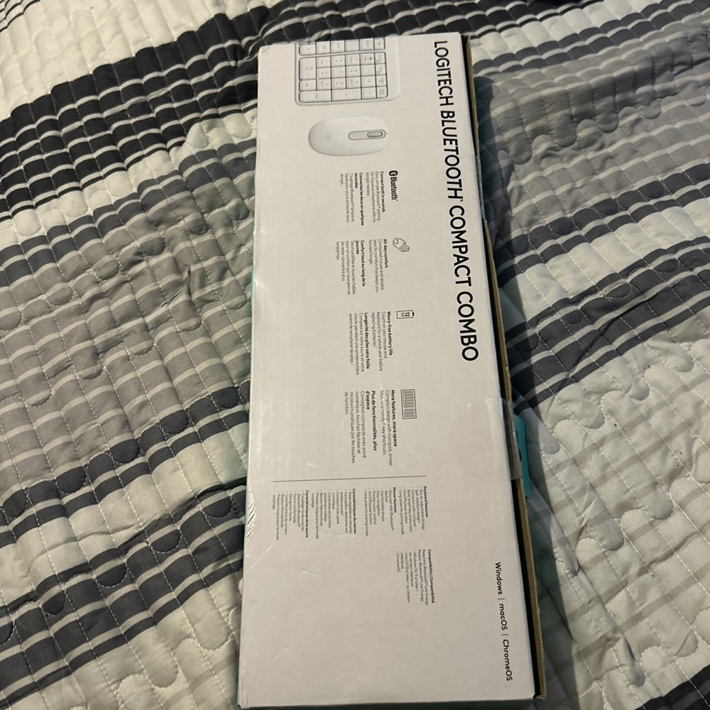 Brand New Logitech Bluetooth Compact Combo – White (920-013508)