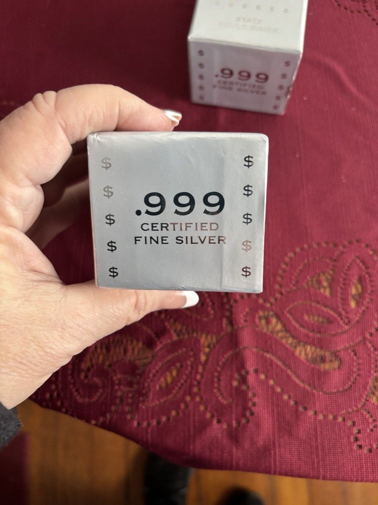 Two Silver Bar Boxes With Black Velvet