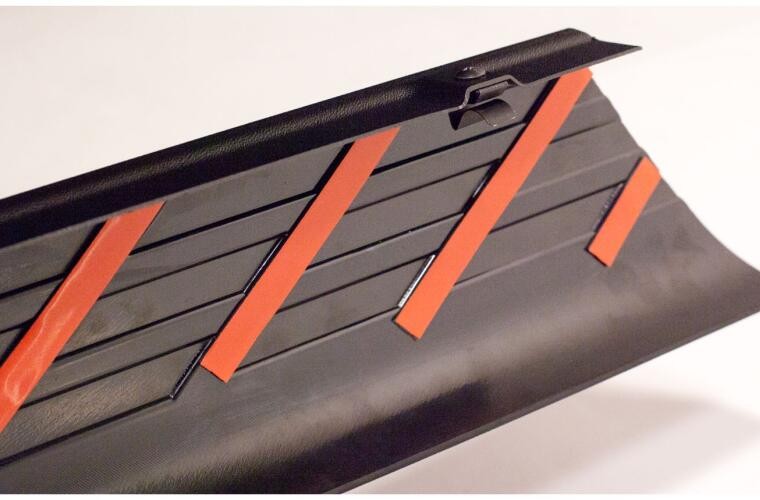Bushwacker 49517 Bed Side Rail Protector Ultimate Style Textured Black