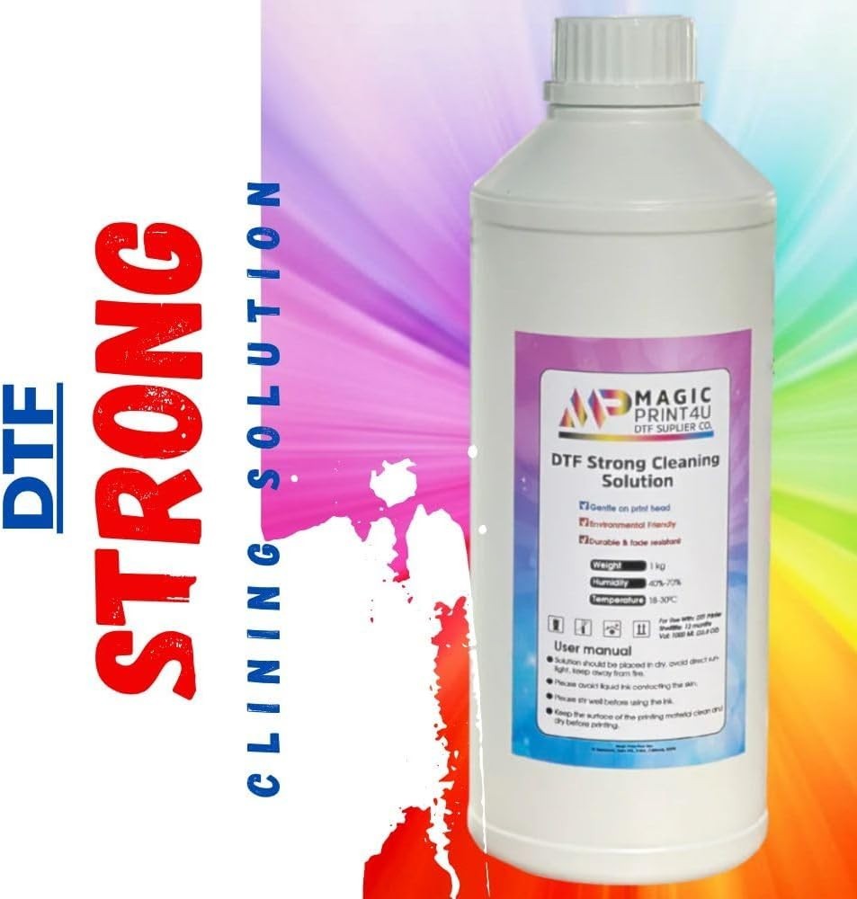Heavy-Duty 1000ml DTF Cleaning Solution – Restore Printhead Functionality Safely