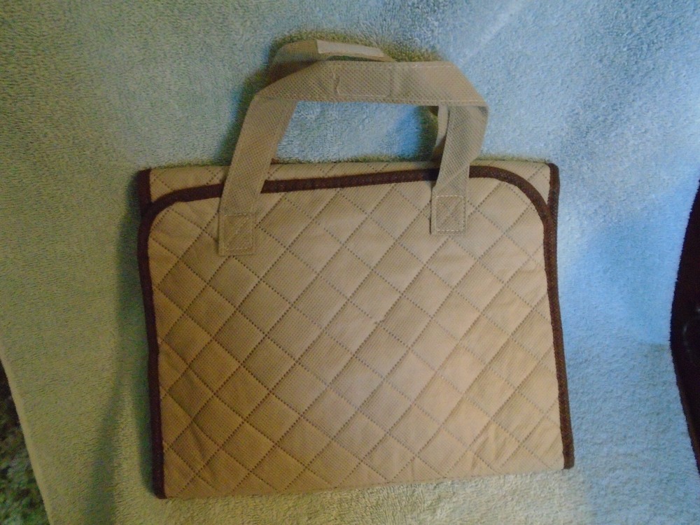 Brown Cloth Accessories Holder