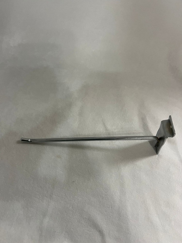 (20) Grid Wall Hooks Chrome Metal Peg Std Style for Gridwall 8"