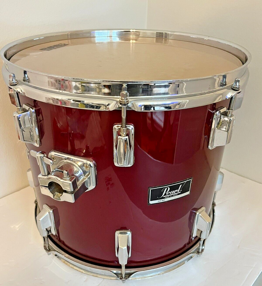Pearl Vintage Maple Shell Maroon 14" Tom Drum