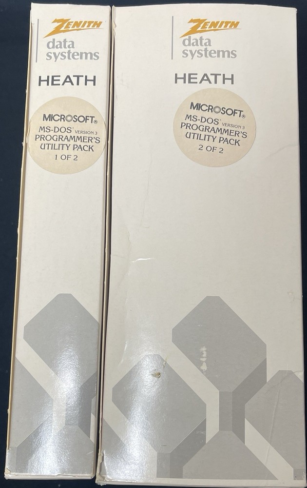 Vintage Microsoft MS-DOS Version 3 Programmer's Utility Pack software & manuals