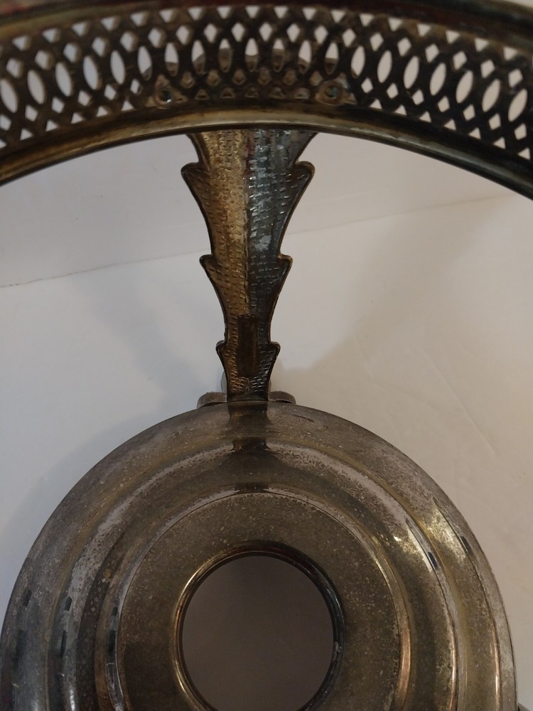 Vintage Silverplated Round Chafin Dish Stand