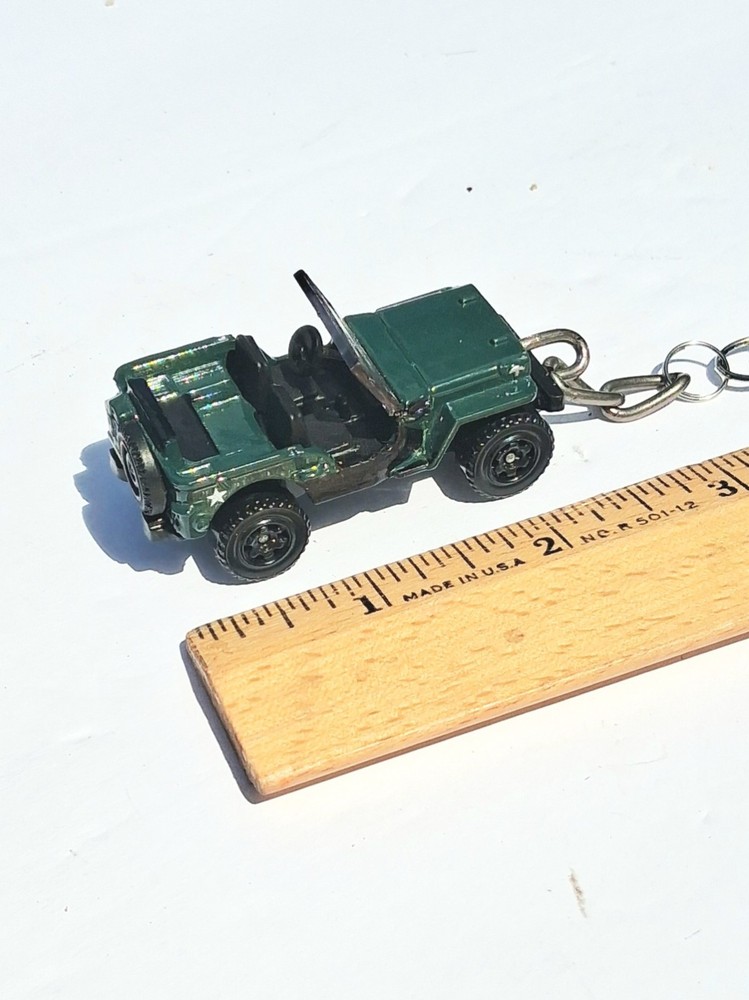 JEEP WILLYS CUSTOM KEYCHAIN 4x4 offroad matchbox